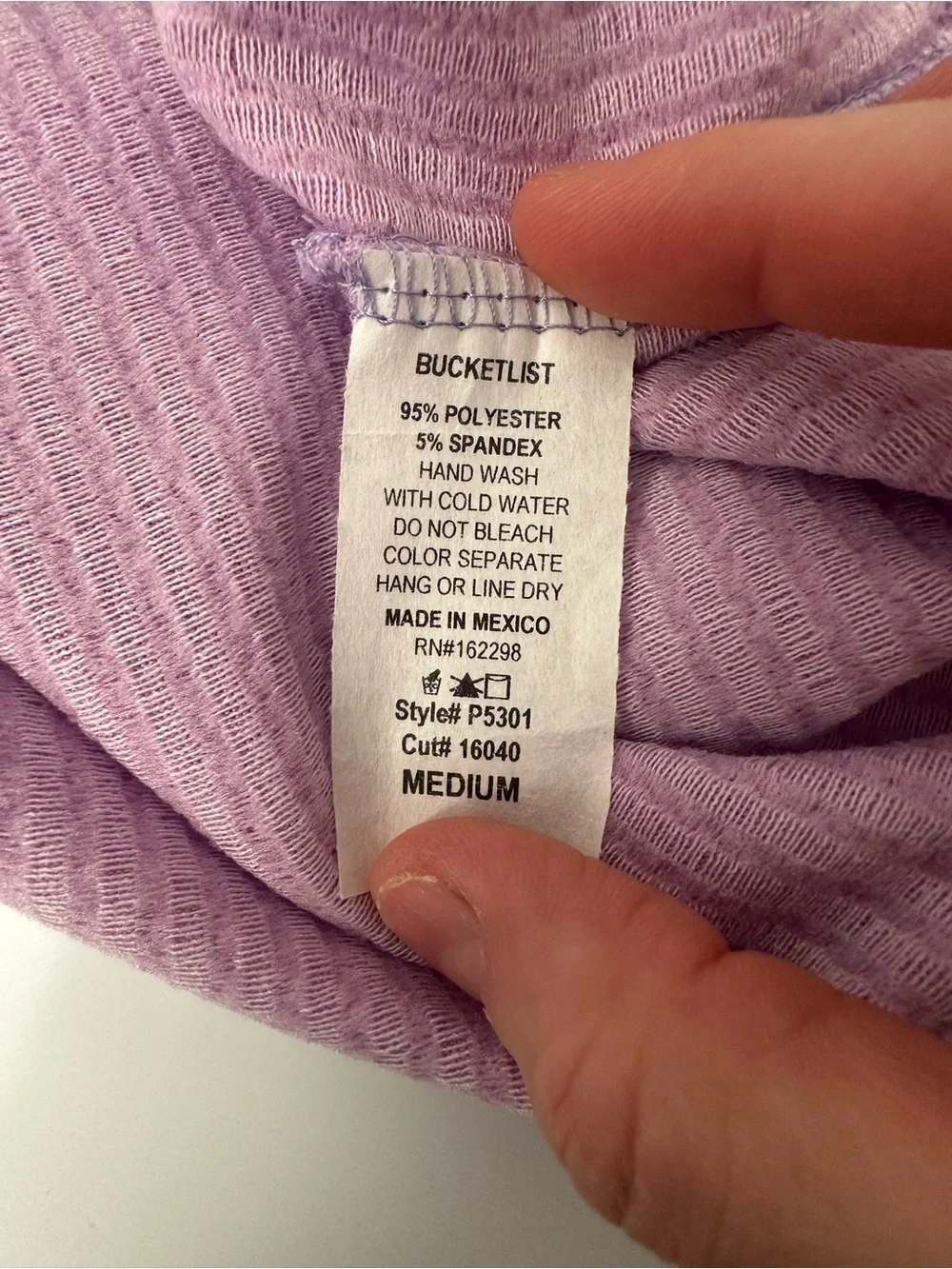 Women’s Bucket List Purple Textured Shorts Size M